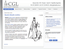 Tablet Screenshot of cglestudio.com.ar